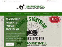 Tablet Screenshot of groundswellcenter.org